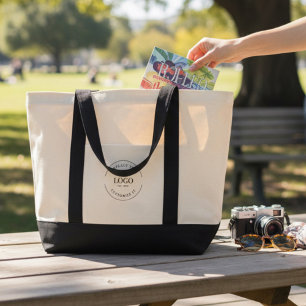 Custom Business Logo only Simple  Tote Bag