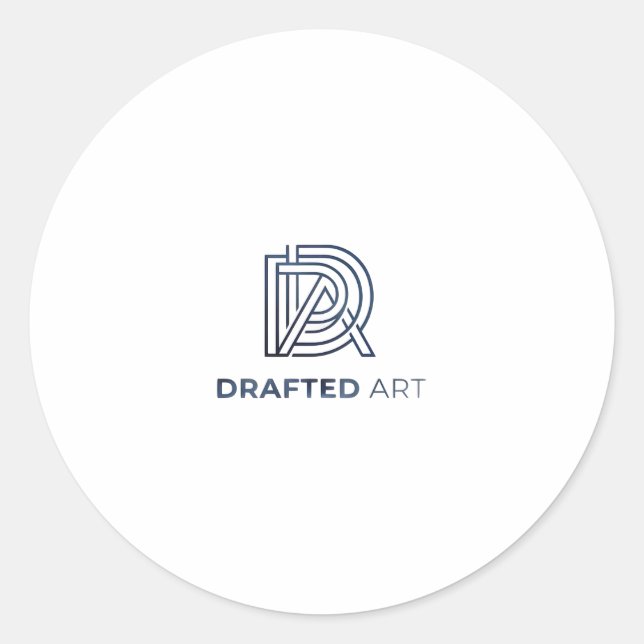 Custom Business Logo Packaging Round Sticker (Front)