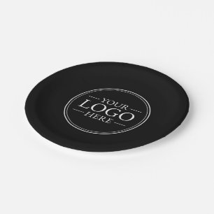 Custom Business Logo Paper Plate