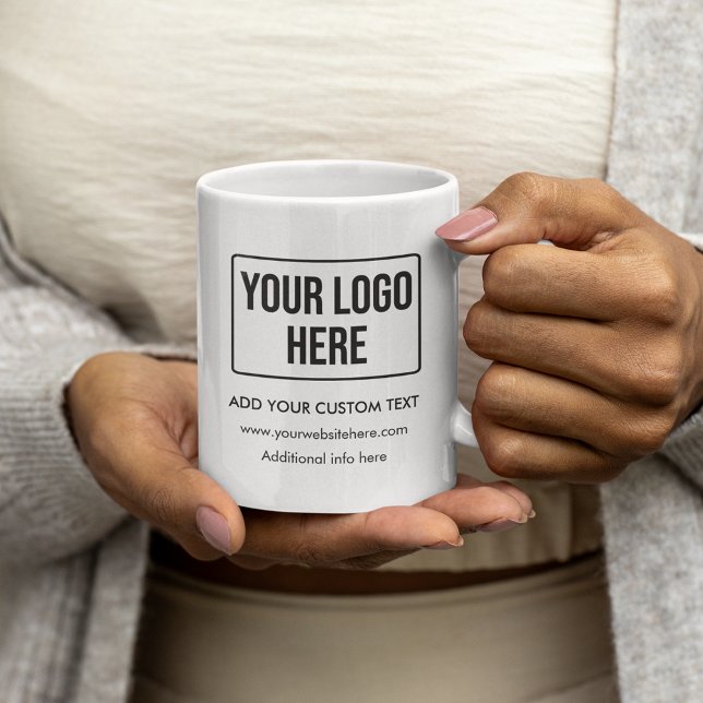 Custom Business Logo Personalised Promotional Coffee Mug (Creator Uploaded)