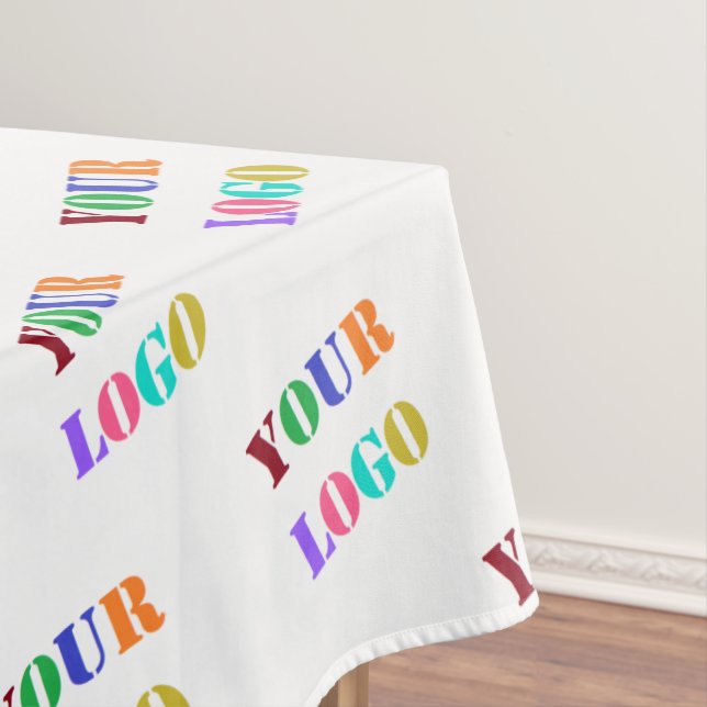 Custom Business Logo Photo Tablecloth Promotional (In Situ)