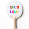Custom Business Logo Ping Pong Paddle Your Colours