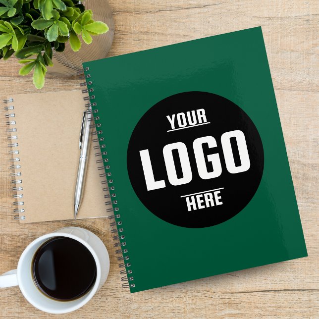 Custom Business Logo Planner 2026 – Personalised (Custom Business Logo Green Planner 2026 – Personalized)