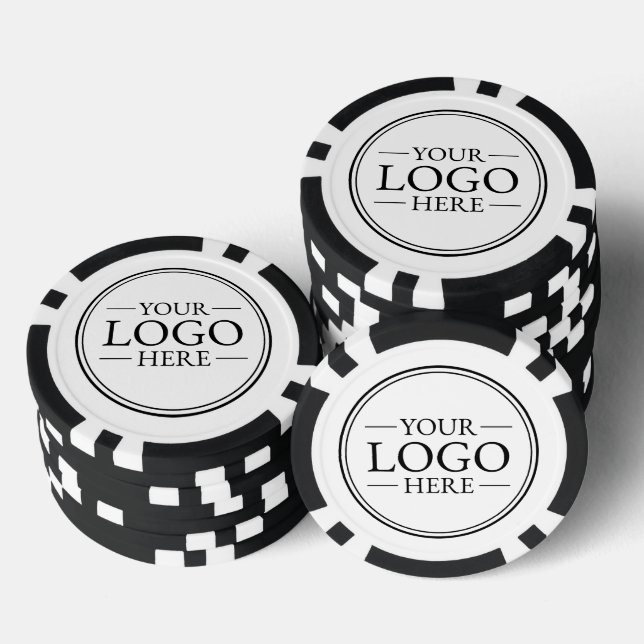 Custom Business Logo Poker Chips (Stack)