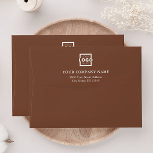Custom Business Logo Professional Brown Envelope
