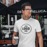 Custom Business Logo Professional Employee Staff T-Shirt<br><div class="desc">Custom Business Logo Professional Employee Staff T-Shirt</div>