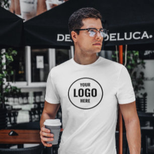 Custom Business Logo Professional Employee Staff T-Shirt