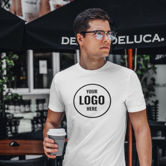 Custom Business Logo Professional Employee Staff T-Shirt (Creator Uploaded)