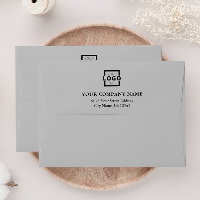 Custom Business Logo Professional Grey Envelope (Creator Uploaded)
