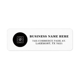 Custom Business Logo Professional Return Brand Address Label