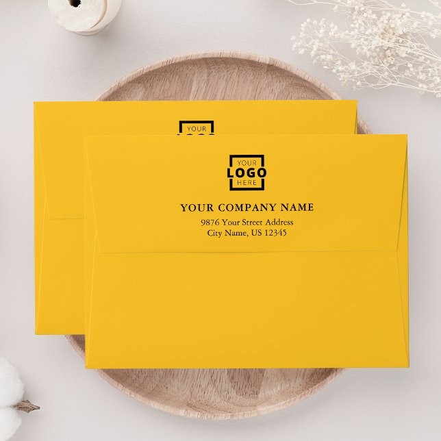 Custom Business Logo Professional Yellow Envelope (Creator Uploaded)