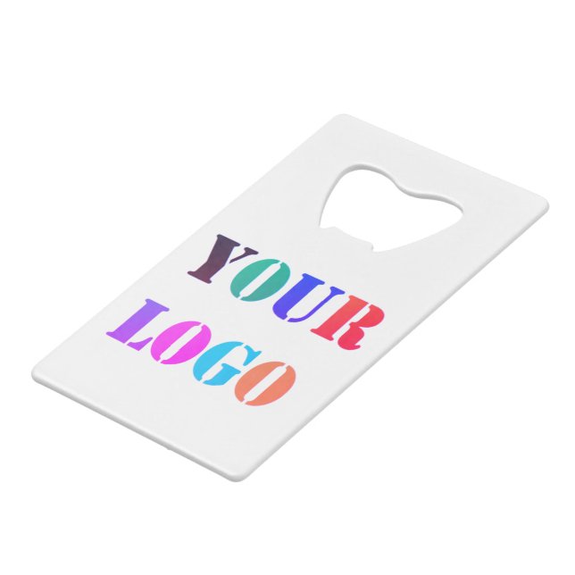 Custom Business Logo Promotional Bottle Opener (Front Angled)