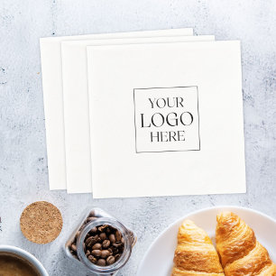 Custom Business Logo Promotional Branded Paper Napkin
