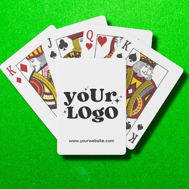Custom Business Logo Promotional Branded White Playing Cards (Creator Uploaded)