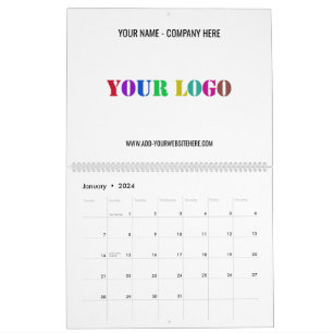 Custom Business Logo Promotional Calendar Example