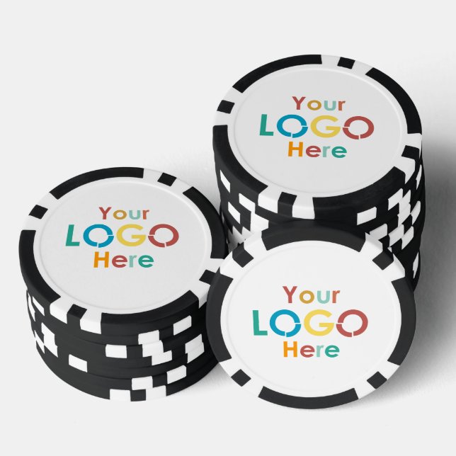 Custom Business Logo Promotional Marketing Poker Chips (Stack)