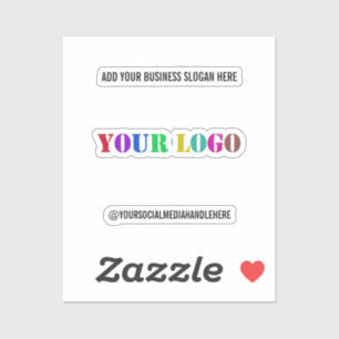 Custom Business Logo Promotional Social Media Name