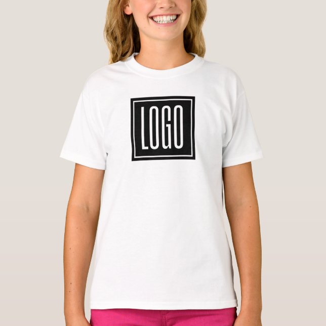 Custom Business Logo Promotional  T-Shirt (Front)