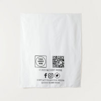 Custom Business Logo QR Code Branding Display