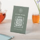 Custom Business Logo QR Code Clean Sage Green 