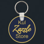 Custom Business Logo QR Code Key Ring<br><div class="desc">Custom Business Logo QR Code keychain.
Fully customisable logo and QR Code for your business,  just swap with your business logo and enter your business URL for the QR Code.</div>