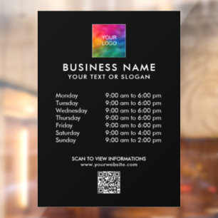 Custom Business Logo QR Code Modern Template