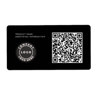Custom Business Logo QR Code Product ID