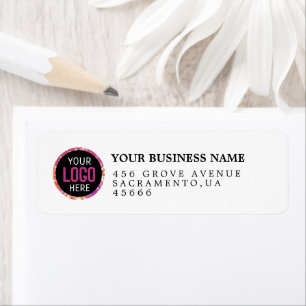 Custom Business Logo Return Address Label
