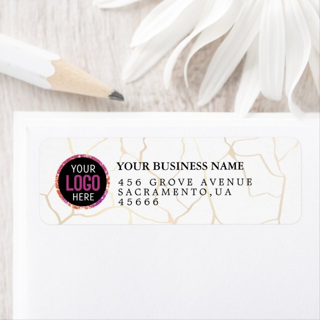 Custom Business Logo Return Address  Label (Insitu)