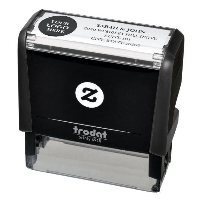 Custom Business Logo Return Address Self-Inking St Stamp (Product)
