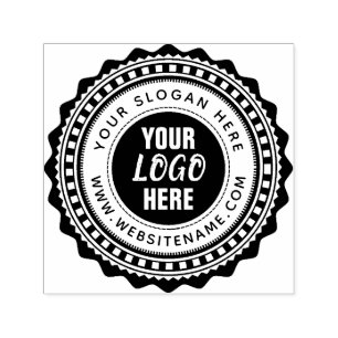 Custom Business Logo Round Self-inking Stamp