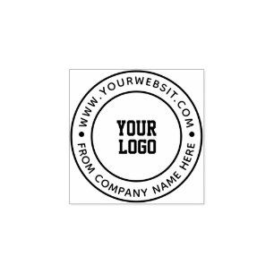 Custom Business Logo Rubber Personalised Company Stamp