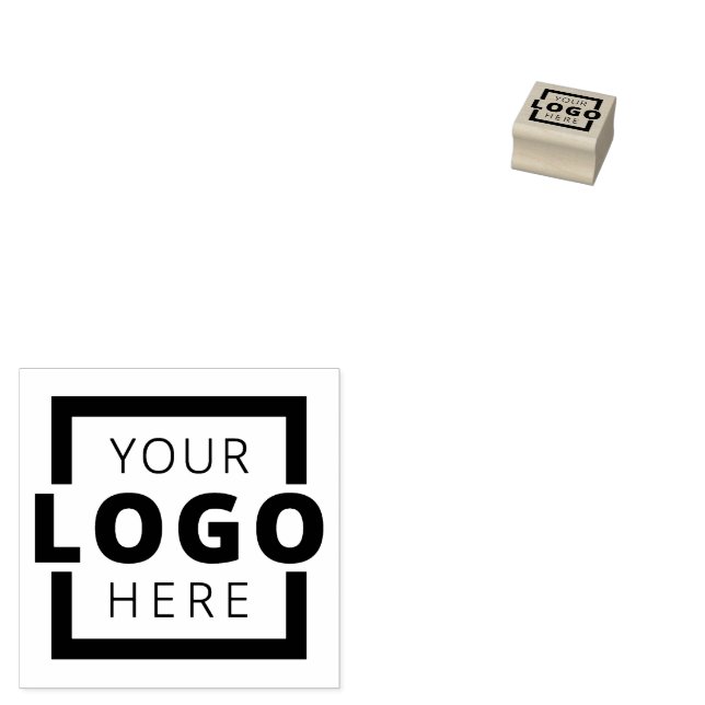 Custom Business Logo Rubber Stamp (Stamped)