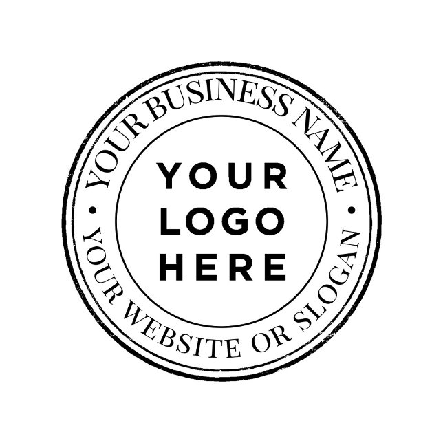 Custom Business Logo Rubber Stamp (Creator Uploaded)