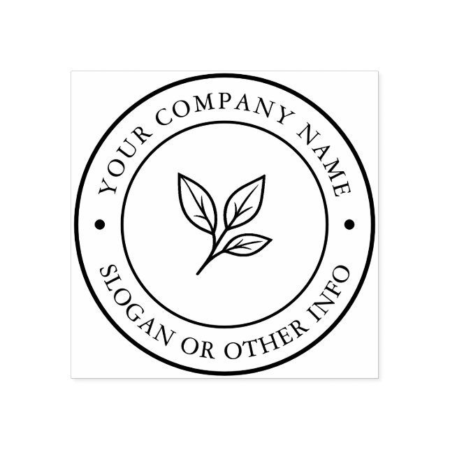  Custom Business Logo Rubber Stamp (Imprint)