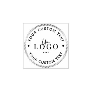 Custom Business Logo Rubber Stamp