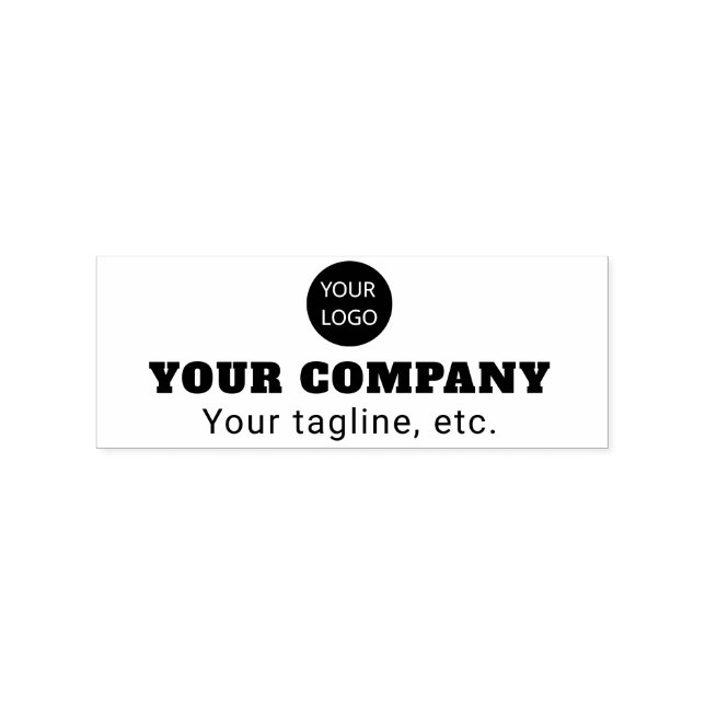 Custom Business Logo Rubber Stamp Add Your Logo (Imprint)
