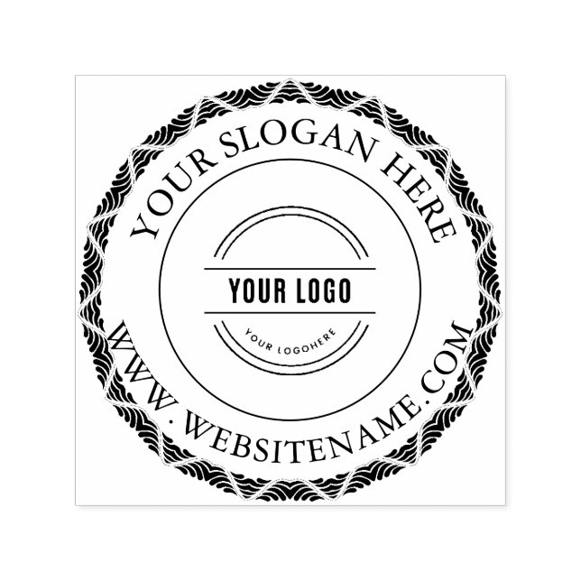 Custom Business Logo Self-inking Stamp (Design)