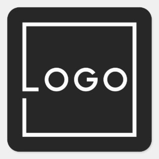 Custom Business Logo Square Sticker
