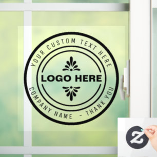 Custom BUSINESS LOGO STAMP shop sign