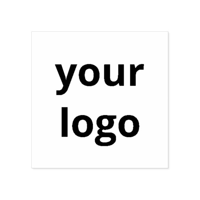 Custom Business Logo Stamp Square Full Image  (Imprint)