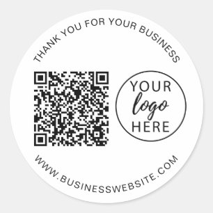 Custom Business Logo Sticker