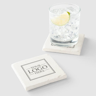 Custom Business Logo Stone Coaster