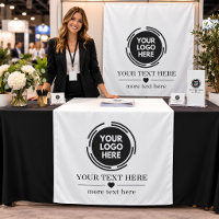 Custom Business Logo Table Runner Banner