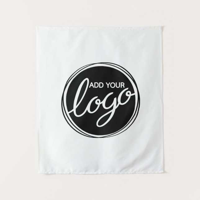 Custom Business Logo Tapestry (Front)