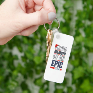 Custom Business Logo Teamwork Motivational Office  Key Ring