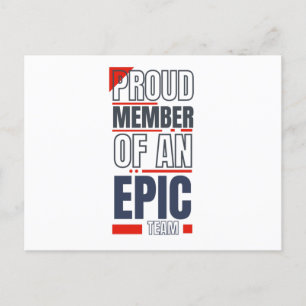 Custom Business Logo Teamwork Motivational Postcard