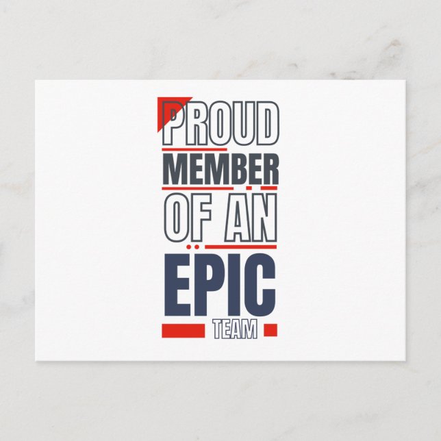 Custom Business Logo Teamwork Motivational Postcard (Front)