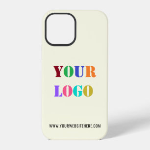 Custom Business Logo Text Company iPhone Case