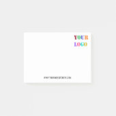 Custom Business Logo Text Company Post-it® Notes (Front)